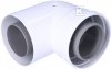 Kolano koncentryczne do systemów kominowych PP-AL 87&deg; DN80/125mm z uszczelką [EPDM] ONNLINE OLPP80/125B90